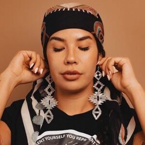Indi City "Indi Signature" Blanket Earrings